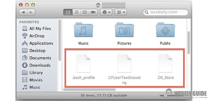 View Hidden Files on Mac