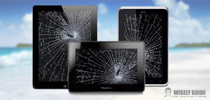 tablet broken screen