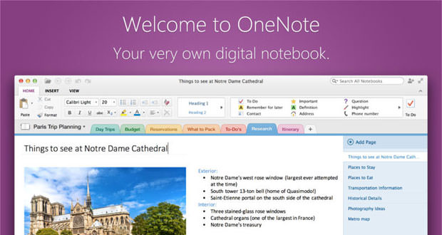 Onenote for Mac