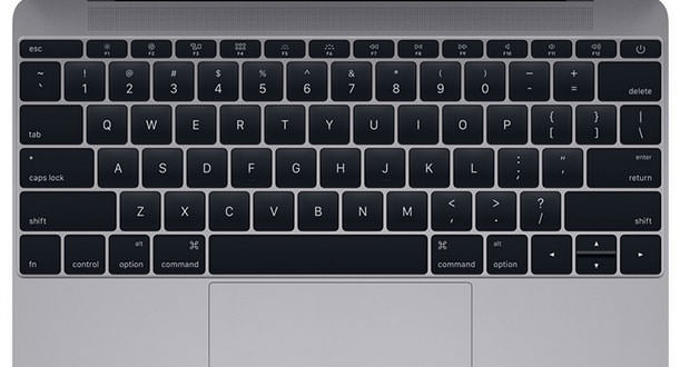 macbook new keyboard font