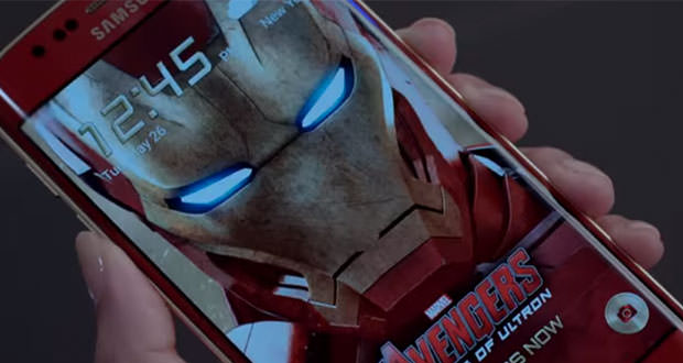 Galaxy S6 Edge Iron Man