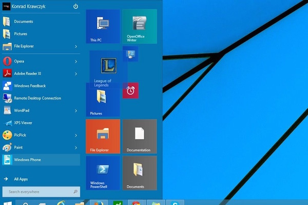 Windows 10 - Start Menu