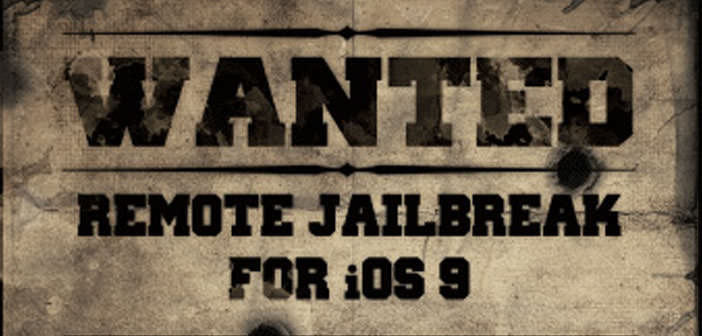 Wanted iOS 9 - Remote Jailbreak