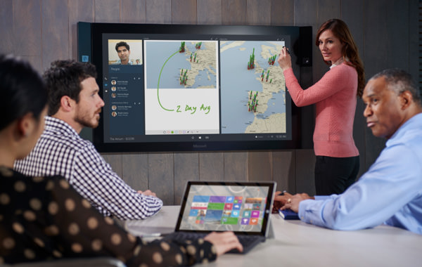 Surface Hub Multimedia Screen