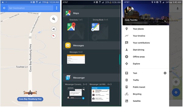 google maps update driving mode