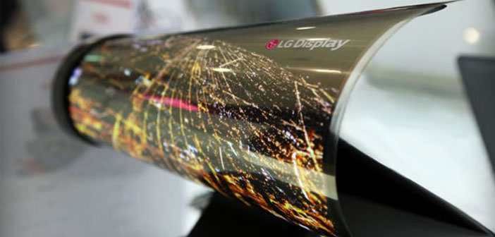 LG Display can be rolled up