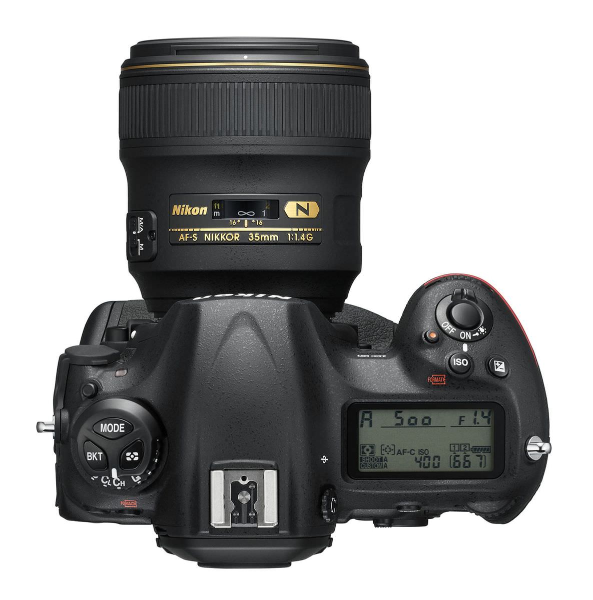 Nikon D5 - Top