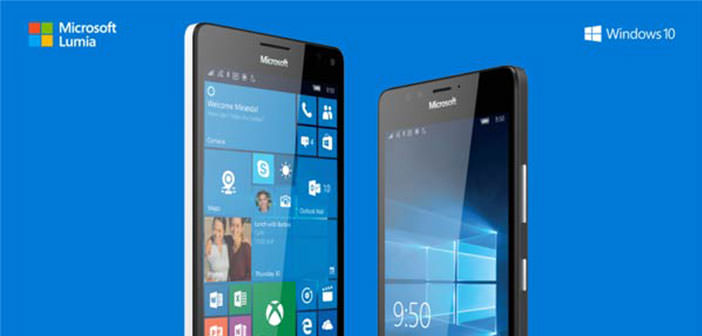 Microsoft Lumia 950 and Lumia 550 Smartphones
