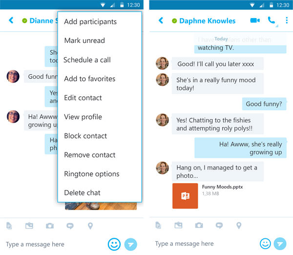 Skype for Android