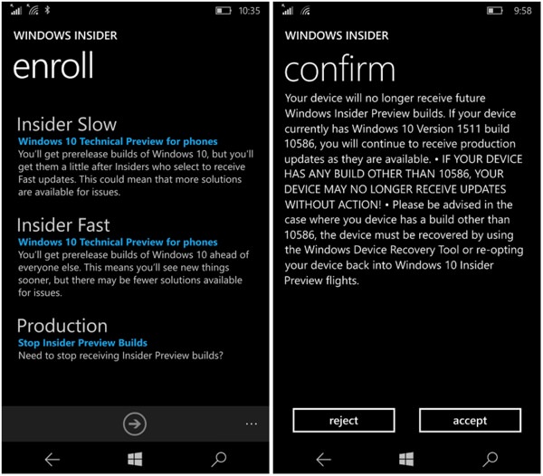 Windows 10 Mobile - Firmware