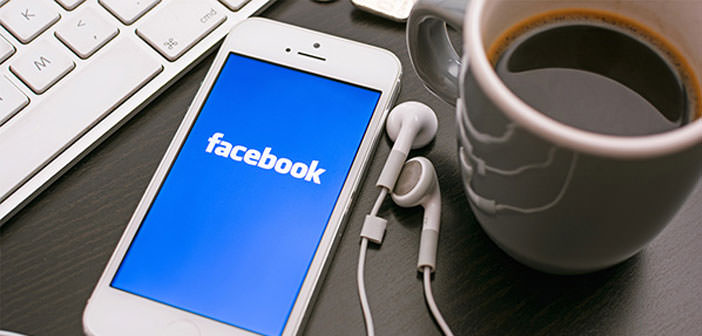 facebook app on smartphone