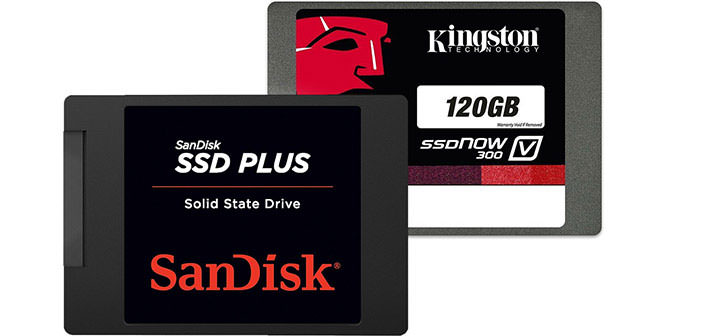 Kingston and Sandisk SSD
