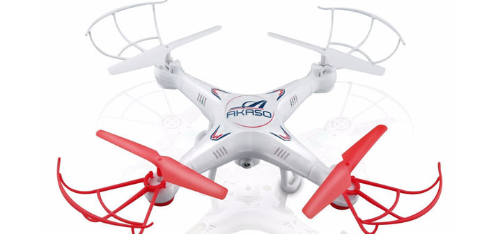 Akaso X5C 4CH 2.4GHz 6-Axis Gyro Headless RC Quadcopter with HD Camera