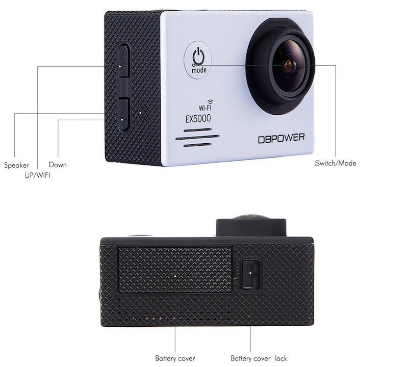 DBpower EX5000: Action Cam Full HD 