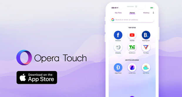 Opera Touch web browser