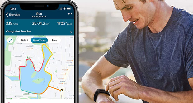 fitbit 4 gps